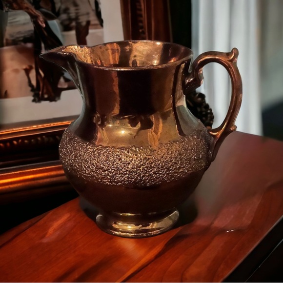 Copper Luster Pitcher - Picture 5 of 12